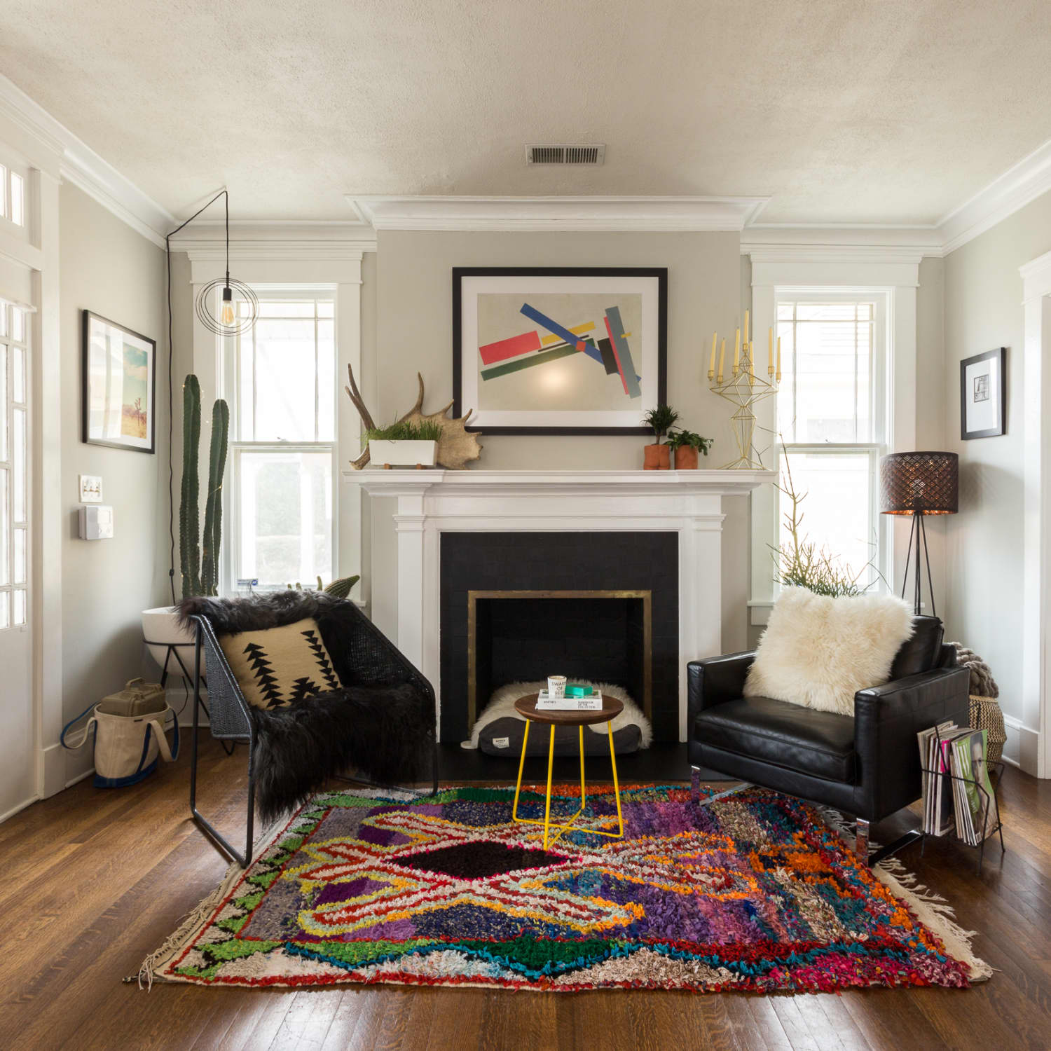 I Took a Risk on a Super Colorful Area Rug for Under $100, and Boy